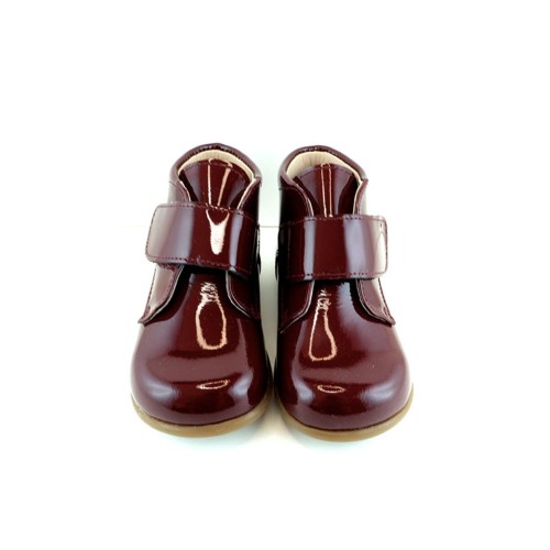 Bottillons Cadet velcro vernis