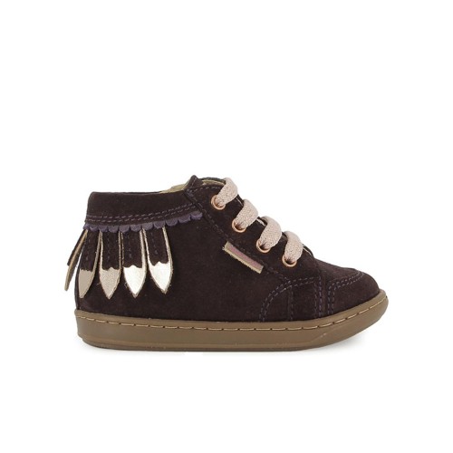 Bottillons Bouba Plum Velours